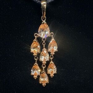 Technibond CZ Chandelier Pendant